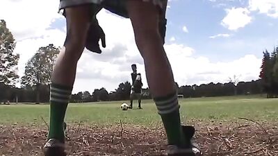 Latino Football Twinks have Great Sex in the Locker Room - Action, Ass Play and Cum Shots!