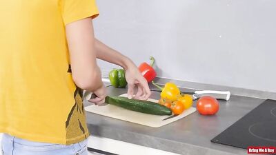 Dads Kitchen Action: Fucking with Stepsons, Bareback Bare Asses and Cum Shots