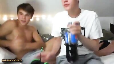 Getting game with sexy studs in adult entertainment