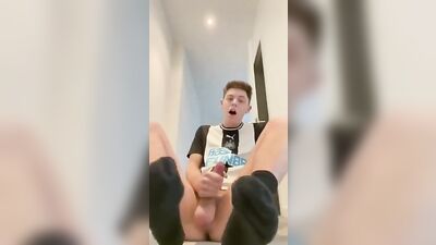 Young German Teen Jerks Off and Cums in Sachsen, Germany