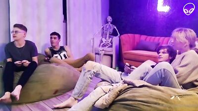 New Fans Only - Big Cock Action, Amateur Bareback Group Play