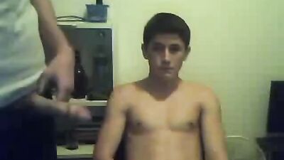 Gangbang - Group of Young Gay Twink Teens Take on a Big Cock Party