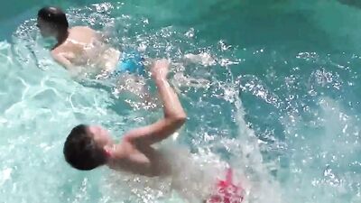 Twin Twinks Get Wet and Wild in Action-Packed Underwater Sexcapade!