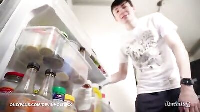 Devin Drips Huge Watermelons in a Big Cock Blowout