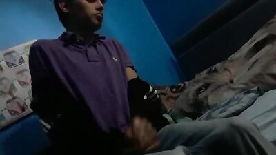 Young Adonis Loves to Masturbate in Front of the Camera!