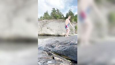 Big Swedish Twink Sebastian On A Photoshoot - No Cum Allowed!