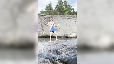 Big Swedish Twink Sebastian On A Photoshoot - No Cum Allowed!