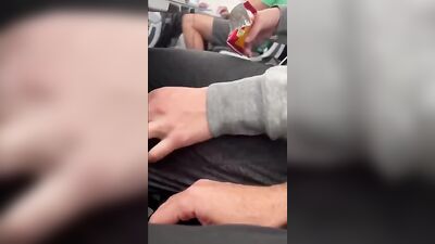 Incredible Ride! - Young Amateur Dude Pleasures Himself in Public