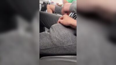 Incredible Ride! - Young Amateur Dude Pleasures Himself in Public