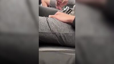 Incredible Ride! - Young Amateur Dude Pleasures Himself in Public