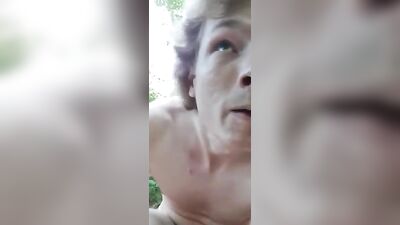 Risky Cutie Goes Wild in the Woods, Tagging Blissful Moments with Natures Beauty