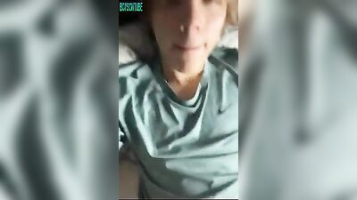 Young and Hairy: Jaxson Splashes all over the Place while Moaning in Pleasure