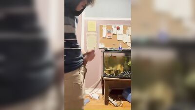 Manhandling a Huge Dick - Big Cock Action!