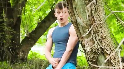 Joey Mills and his buddy go at it raw in this action-packed bareback scene with hot cum shots, hand jobs and blowjobs!