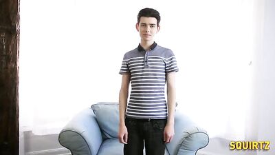 Handjob Action on Cam: First Time Cum Shot