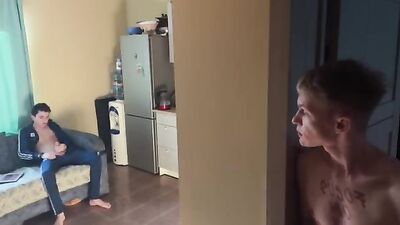 Young and Dirty: A Frat House Handjob Fest with Blond Hotties