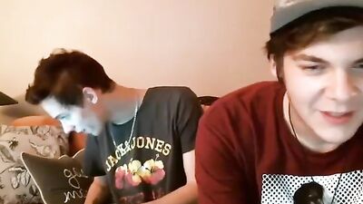 Straight Buddies Get A Webcam Blowjob