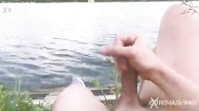 Lakeside Eye Candy - Frat Bros and Their Huge Dicks