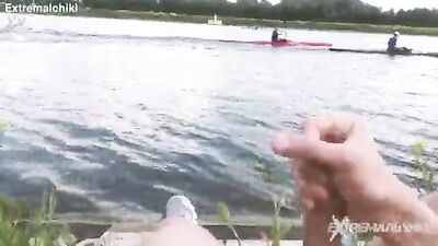 Lakeside Eye Candy - Frat Bros and Their Huge Dicks