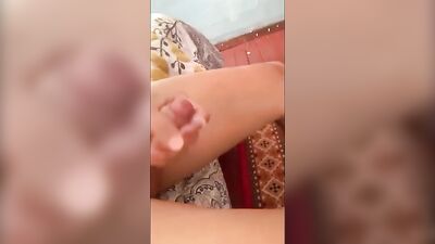 Uncut Amateur Big Cock Solo Shooting Sperm Cum Splash