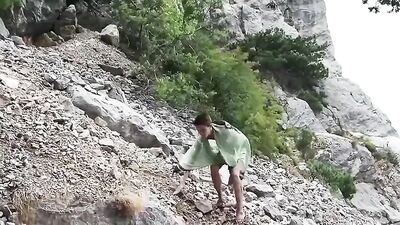 Gay Twinks Boning in Nature, Cums All Over the Place