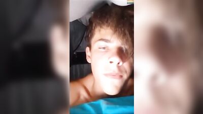 Tent-top Twink Takes a Tongue Bath of Cum