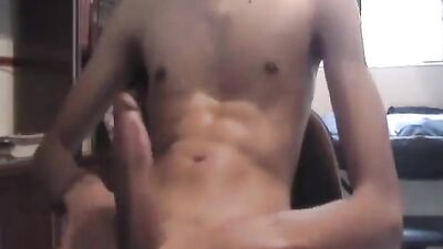 Barebacking on the Beach with a Sensual Young Twinks Amazing Cumshot and Voyeuristic Handjob