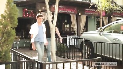 Two Twink Couples Have a Sex Show at Home with Hot Action, Bareback Fucking and Throat Pounding