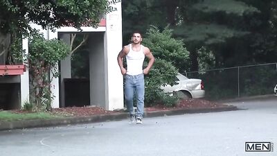 Handsome Muscle Men in Action: Black Men Blowing and Sucking Cocks