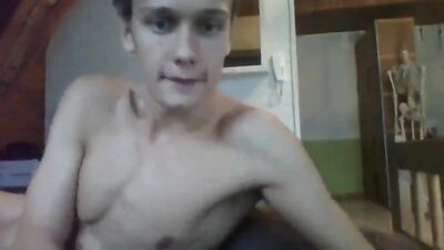 Handsome Cute Model Blonde Guy Amateur Solo Cumshots