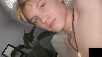 Gray Sucks His Dads Dick While He Films the Hot Boys Cumming on Web Cam