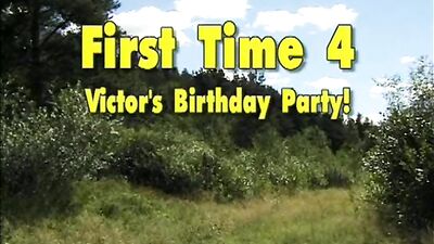 First-Time Four: Cum Shots and Birthday Handjobs