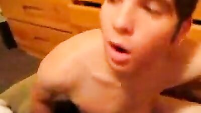 Mommas boy gets caught getting drunk and nude with another young stud