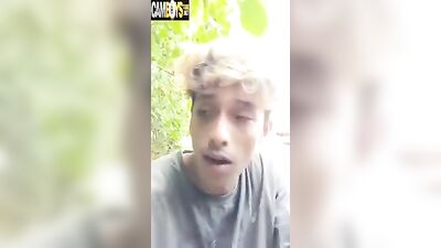 Public Amateur Hung Outside