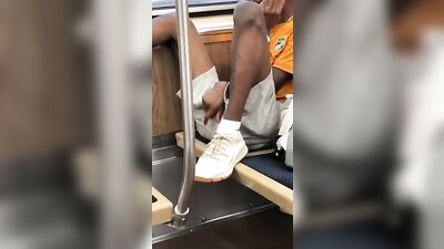 Young Twink Gets Off on Public Train Ride