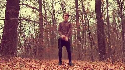 A Day in the Woods: A Solo Amateur Cumshot with Big Dick Drew