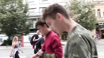 Czech Hunter CH 371: Straight Boys in Public, High-Quality Action