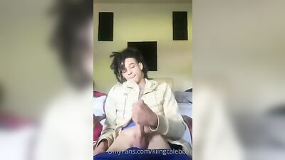 Caleb, the king of webcam boys in action!