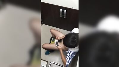 Public Japanese Toilet Wank Cam #10 - Amateur Asian Cum Shots and Fetish
