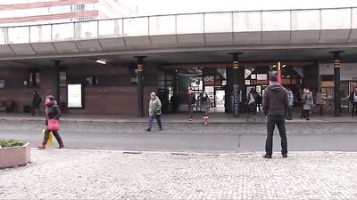 Czech Hunter Boys Fuck in Public