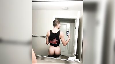 Mark Thomas, the bear dad: A solo amateur big cock jerk and cum session