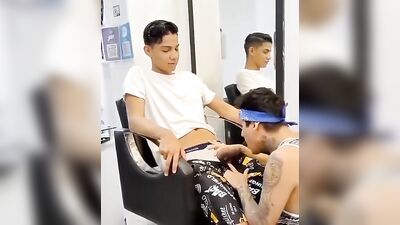 A Public Haircut and Blowjob with Straight Boyfriends on YouTube