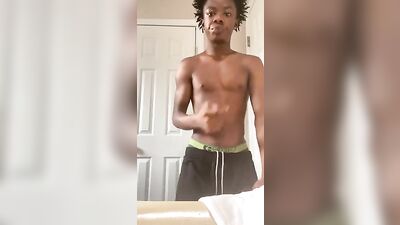 Gay Cutie Gets Off on His Own Hands and Tongue in a Private Show