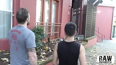 Logan Gets Sucked by Marco, a Frat Guy with a Huge Cock! (Amateur Blowjob and Cum Shot)