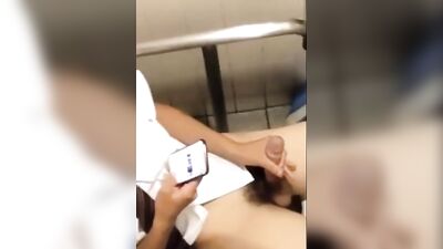 Japanese Wanking Toilet Spycam2: Amateur Asian Cum Shots in a Public Fetish Outside Solo