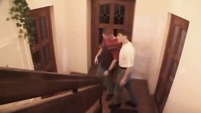 Blowing Out Candles with a Muscular Blonde Boy!