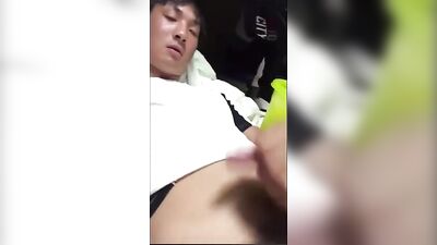 Teenage Boy in Tokyo Shoots His Load on Camera: An Asian Solo Cumshot Adventure