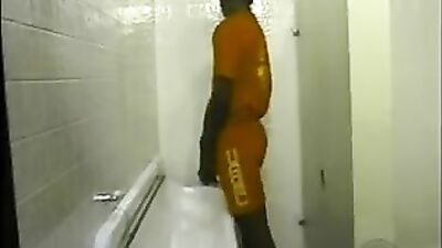 Straight Guy Gets Gangbanged By Big Dicks In The Bathroom