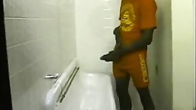 Straight Guy Gets Gangbanged By Big Dicks In The Bathroom