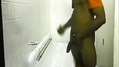 Straight Guy Gets Gangbanged By Big Dicks In The Bathroom